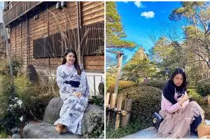 10 Momen liburan Via Vallen ke Jepang, fotonya dikira editan