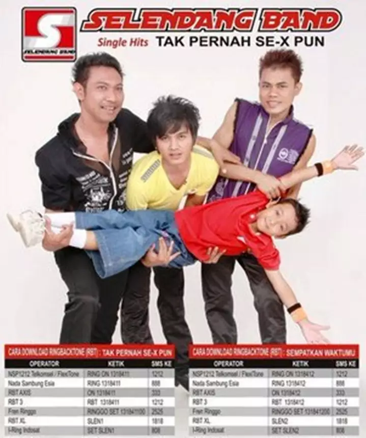 Poster grup band Indonesia paling lucu © 2020 twitter.com