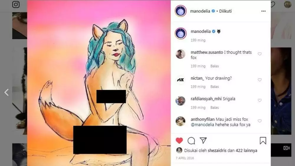 6 Lukisan wanita hasil karya Manohara, curi perhatian © 2020 instagram.com 6 Lukisan wanita hasil karya Manohara, curi perhatian © 2020 instagram.com