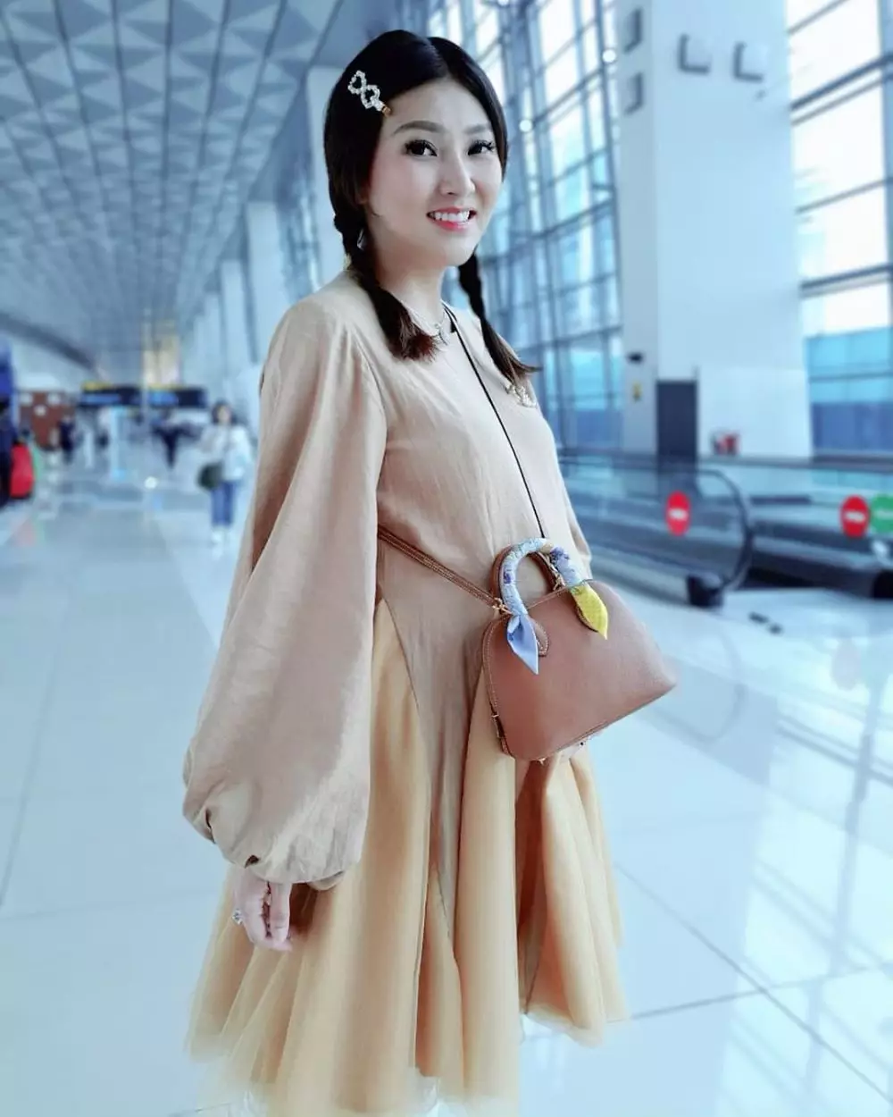 airport fashion Sarwendah instagram