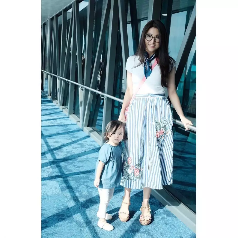 airport fashion Sarwendah instagram