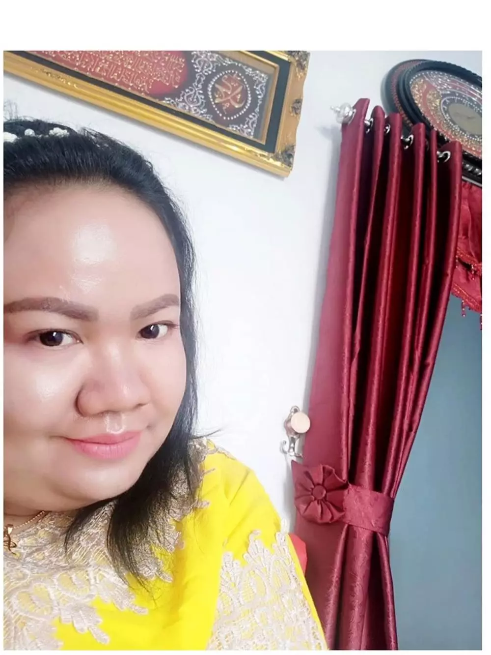 Aty Kodong tanpa makeup instagram