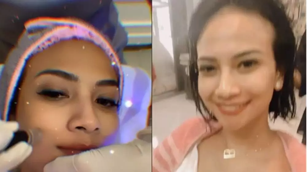 Persiapan resepsi Vanessa Anggel Instagram 