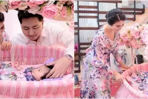 8 Momen akikah anak Ariska Putri, paras putrinya curi perhatian