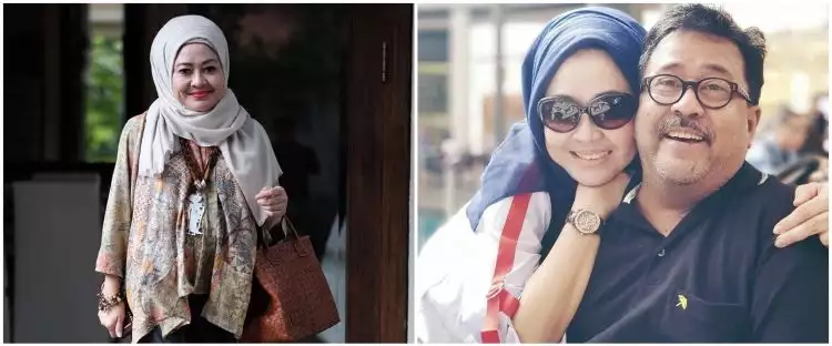 10 Gaya modis Dewi istri Rano Karno, penampilannya memesona
