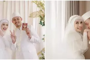 10 Momen pernikahan Aghnia Punjabi, gelar 2 tema resepsi