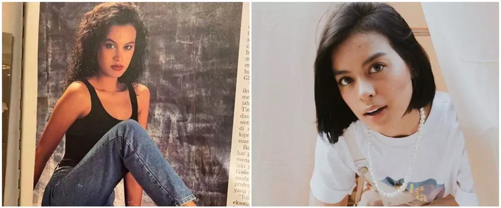 Potret masa muda seleb mirip putrinya Instagram 