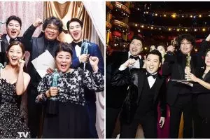 Ucapan 10 seleb Korea untuk kemenangan Parasite di Oscar 2020