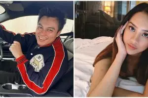Baim Wong main air bareng Anya Geraldine, ekspresinya jadi sorotan