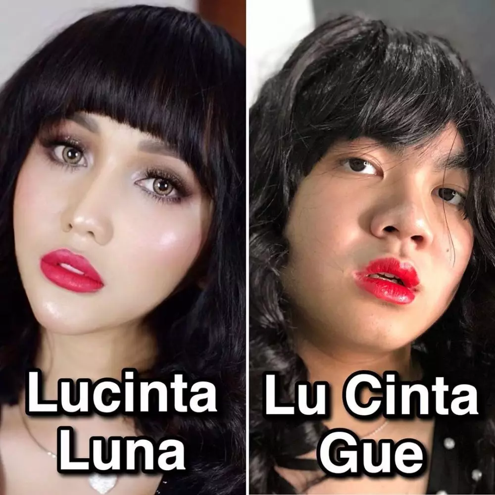 parodi cosplay artis Instagram
