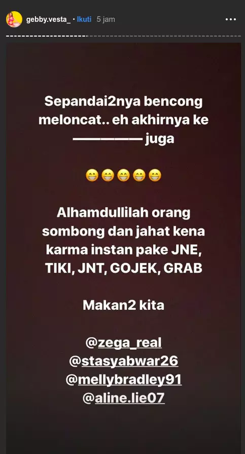 reaksi 4 seleb usai Lucinta Luna ditangkap Instagram