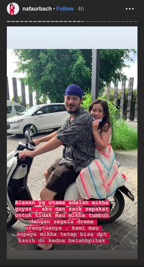 Kedekatan dengan mantan suami disorotan Instagram