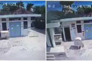 Video detik-detik gerobak berjalan sendiri ini bikin heboh