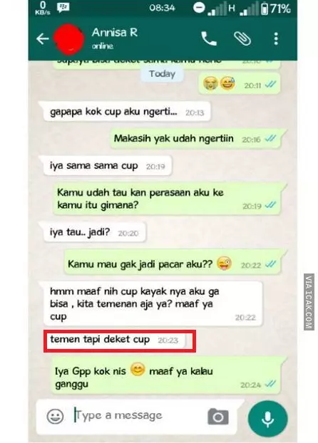 Chat WA tanda ditolak berbagai sumber