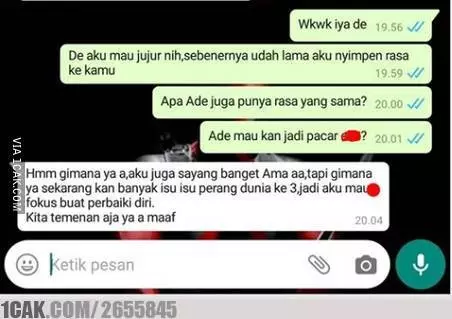 Chat WA tanda ditolak berbagai sumber
