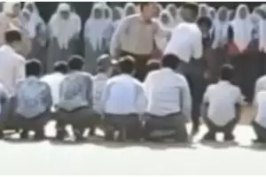 Viral video guru pukuli siswa karena terlambat, ini faktanya