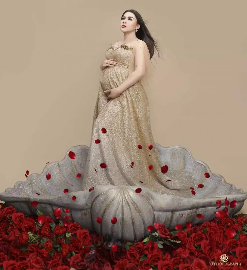 maternity anak kedua Vicky Shu instagram 