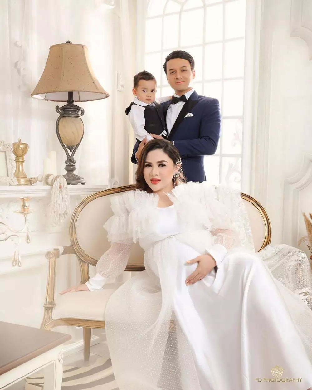 maternity anak kedua Vicky Shu instagram 