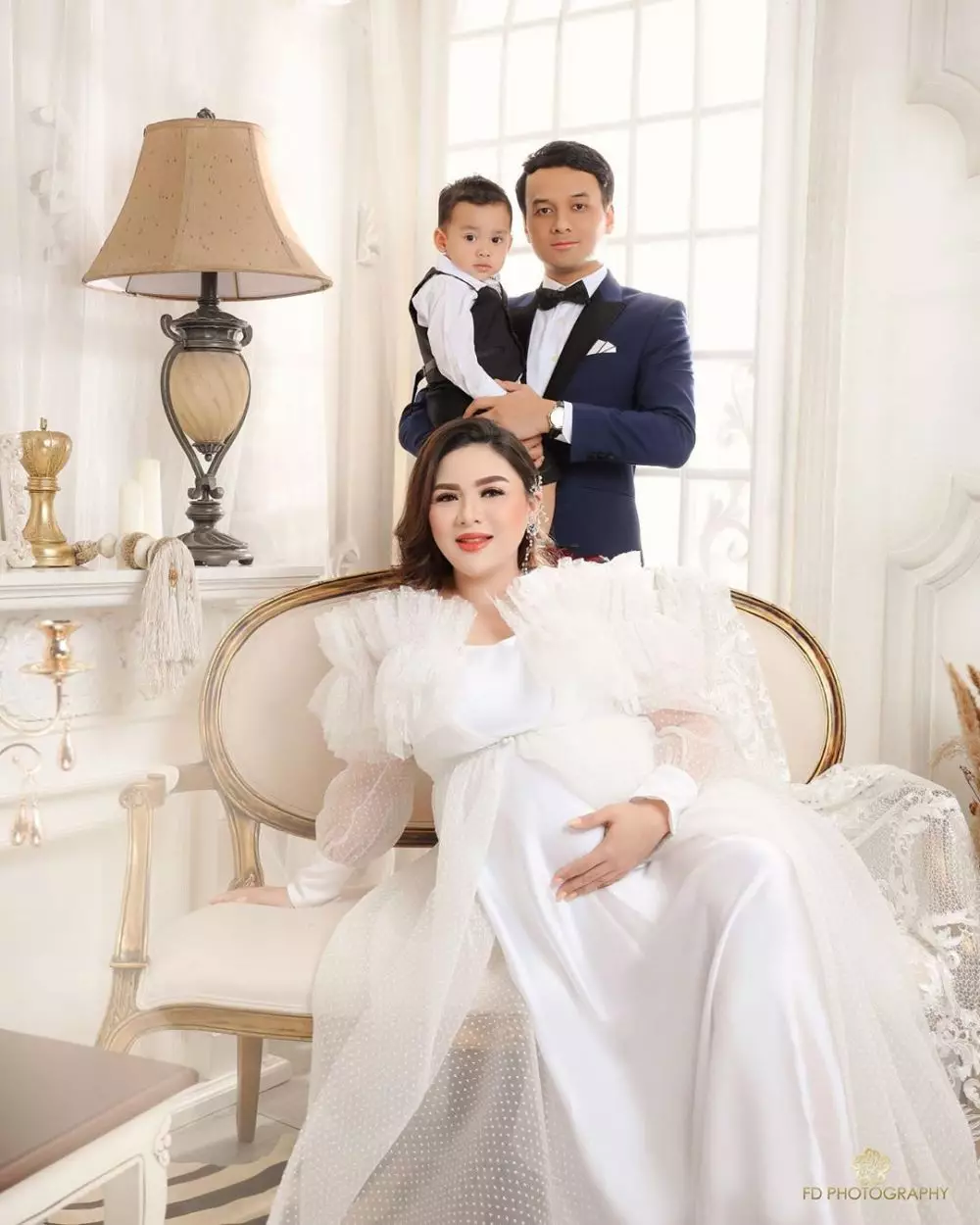 maternity anak kedua Vicky Shu instagram 