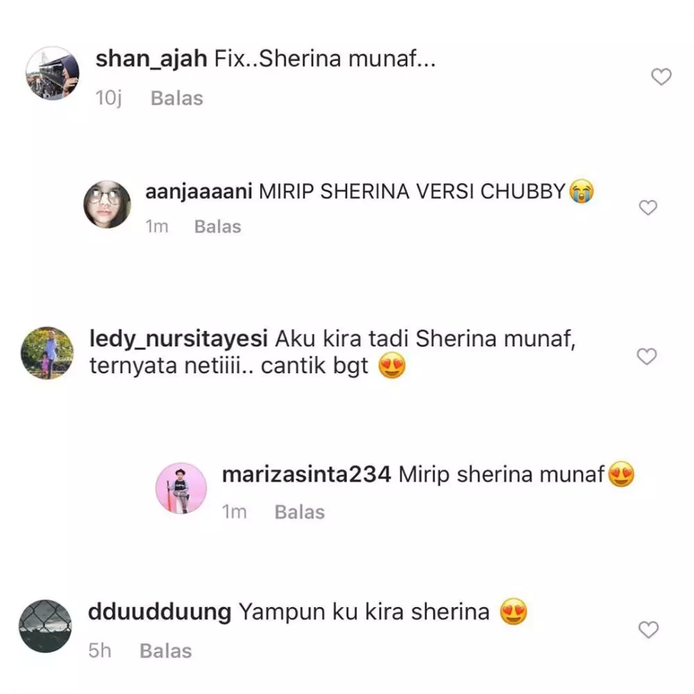 Kiky x Sherina Instagram