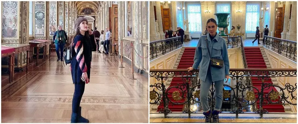 Adu gaya Luna Maya vs Ayu Tingting Instagram @ayutingting92  @lunamaya