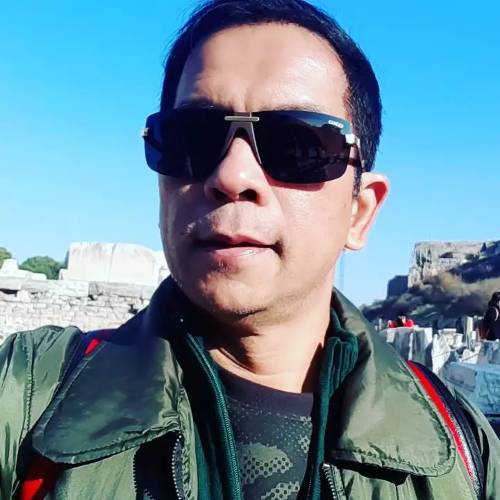 Potret terkini Krisna Mukti Instagram 