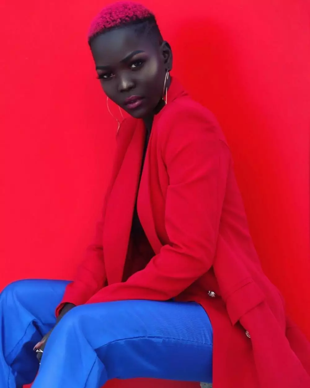 Potret terbaru Nyakim Gatwech  Instagram  Potret terbaru Nyakim Gatwech  Instagram