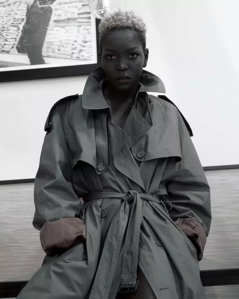 Potret terbaru Nyakim Gatwech  Instagram  Potret terbaru Nyakim Gatwech  Instagram