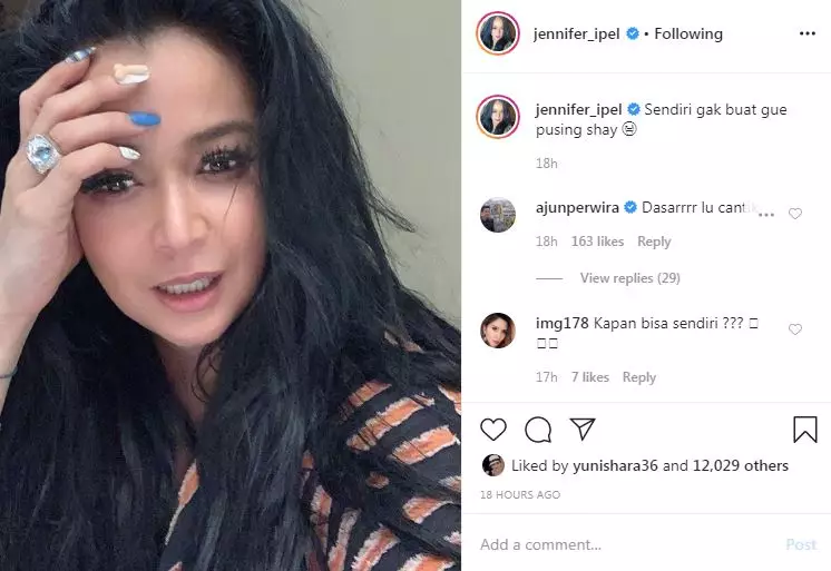 Jennifer Ipel sebut pasangan Instagram 