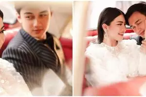 6 Gaya romantis Caesar Hito & Felicya pemotretan di mobil