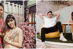 Momen Gisella dan Wijin rayakan Valentine di warung pinggir jalan