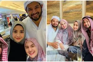 7 Momen keluarga Raffi Ahmad & Irish Bella ibadah umrah, kompak