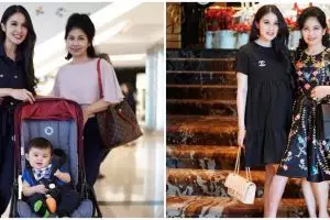 Jarang tersorot, ini 10 potret ibu Sandra Dewi yang awet muda