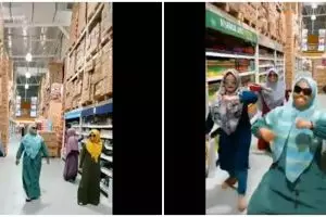 Aksi emak-emak main TikTok di mal ini tuai cibiran netizen, kenapa ya?