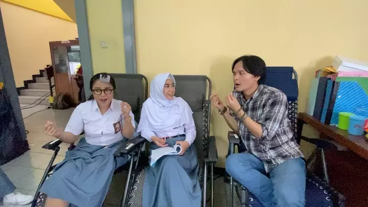 anisa rahma syuting suami © 2020 brilio.net