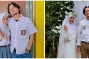 7 Potret Anisa Rahma syuting bareng suami, romantis abis