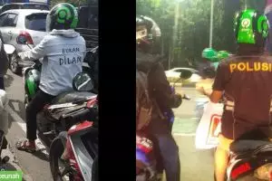10 Potret jaket pengendara motor ini sekilas bikin ngakak