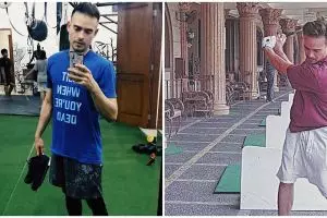 Bergaya hidup sehat, ini 7 potret kenangan Ashraf Sinclair olahraga