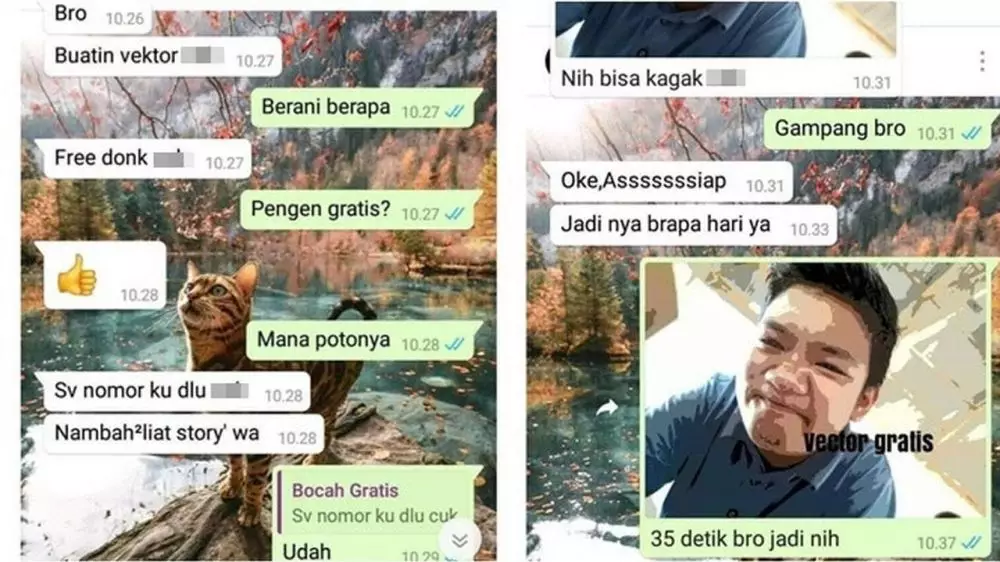 Chat ke desainer grafis Instagram Chat ke desainer grafis Instagram