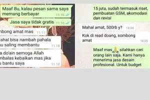 8 Chat ke desainer grafis ini lucunya bikin senyum kesal