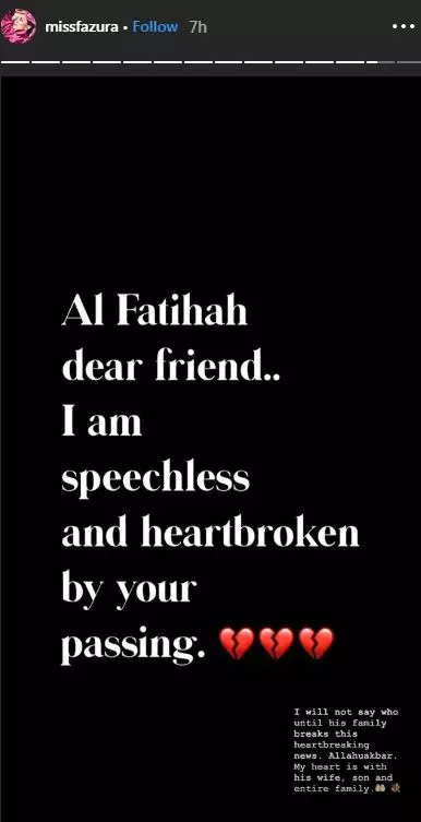 Pernah satu film, 7 seleb Malaysia berduka untuk Ashraf Sinclair berbagai sumber Pernah satu film, 7 seleb Malaysia berduka untuk Ashraf Sinclair berbagai sumber