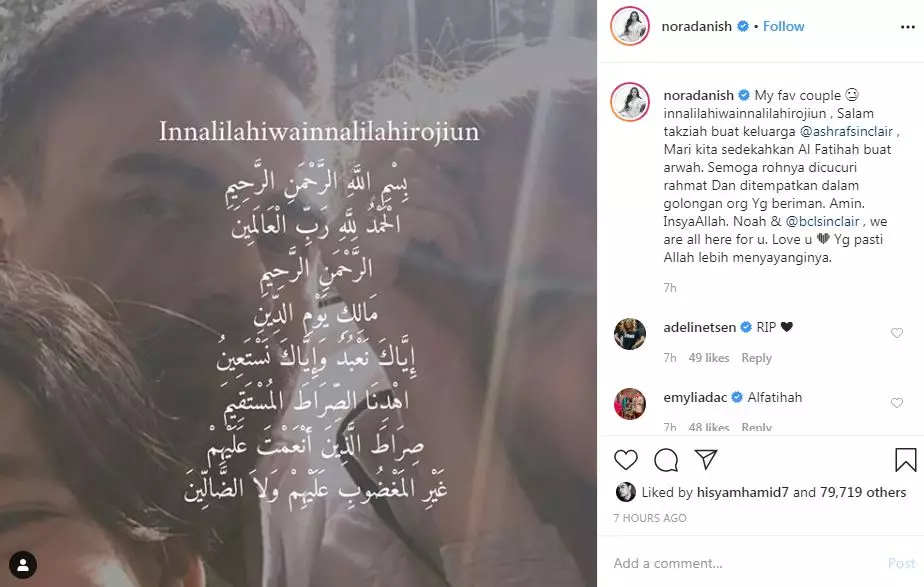 Pernah satu film, 7 seleb Malaysia berduka untuk Ashraf Sinclair berbagai sumber Pernah satu film, 7 seleb Malaysia berduka untuk Ashraf Sinclair berbagai sumber