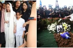 10 Potret pemakaman Ashraf Sinclair, penuh haru