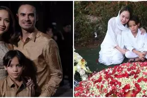 Momen haru BCL & Noah berpegangan tangan di atas pusara Ashraf 