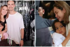 7 Potret ketegaran dan tangisan Noah saat pemakaman Ashraf Sinclair