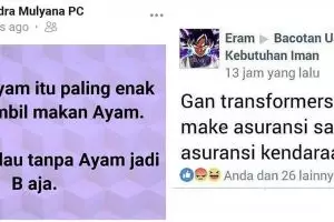 10 Status FB lucu guyonan receh ini bikin tepuk jidat