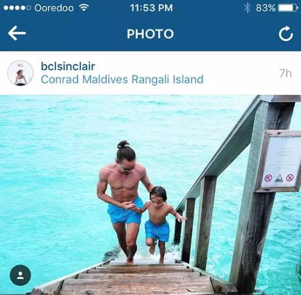 Potret kenangan Ashraf Sinclair & Noah Instagram 