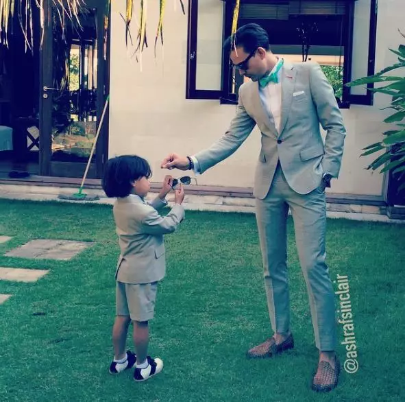 Potret kenangan Ashraf Sinclair & Noah Instagram 