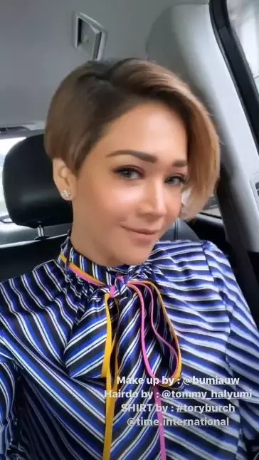 5 Potret Maia Estianty setelah potong rambut Istimewa