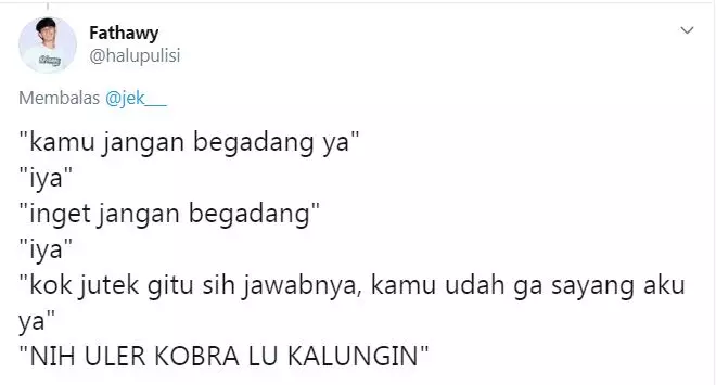 chat pengingat tidur © 2020 brilio.net